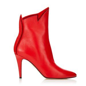 Tamara Mellon Red Ankle Boots